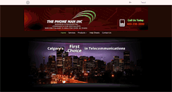 Desktop Screenshot of calgaryphoneman.com